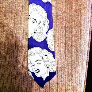 Vintage Marilyn Monroe necktie by John Henry